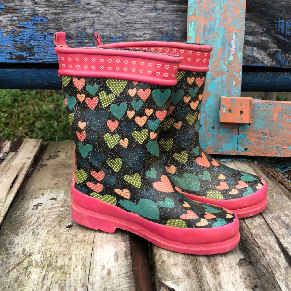 Splashers Rubber Waterproof Rain boots Girls size 11